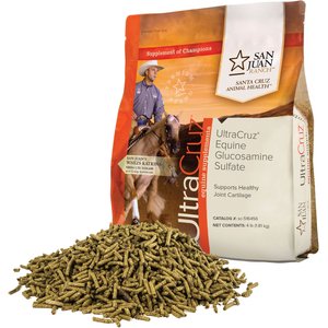 UltraCruz Glucosamine Sulfate Joint Support Pellets Horse Supplement, 4-lb bag