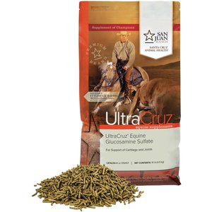 UltraCruz Glucosamine Sulfate Joint Support Pellets Horse Supplement, 10-lb bag