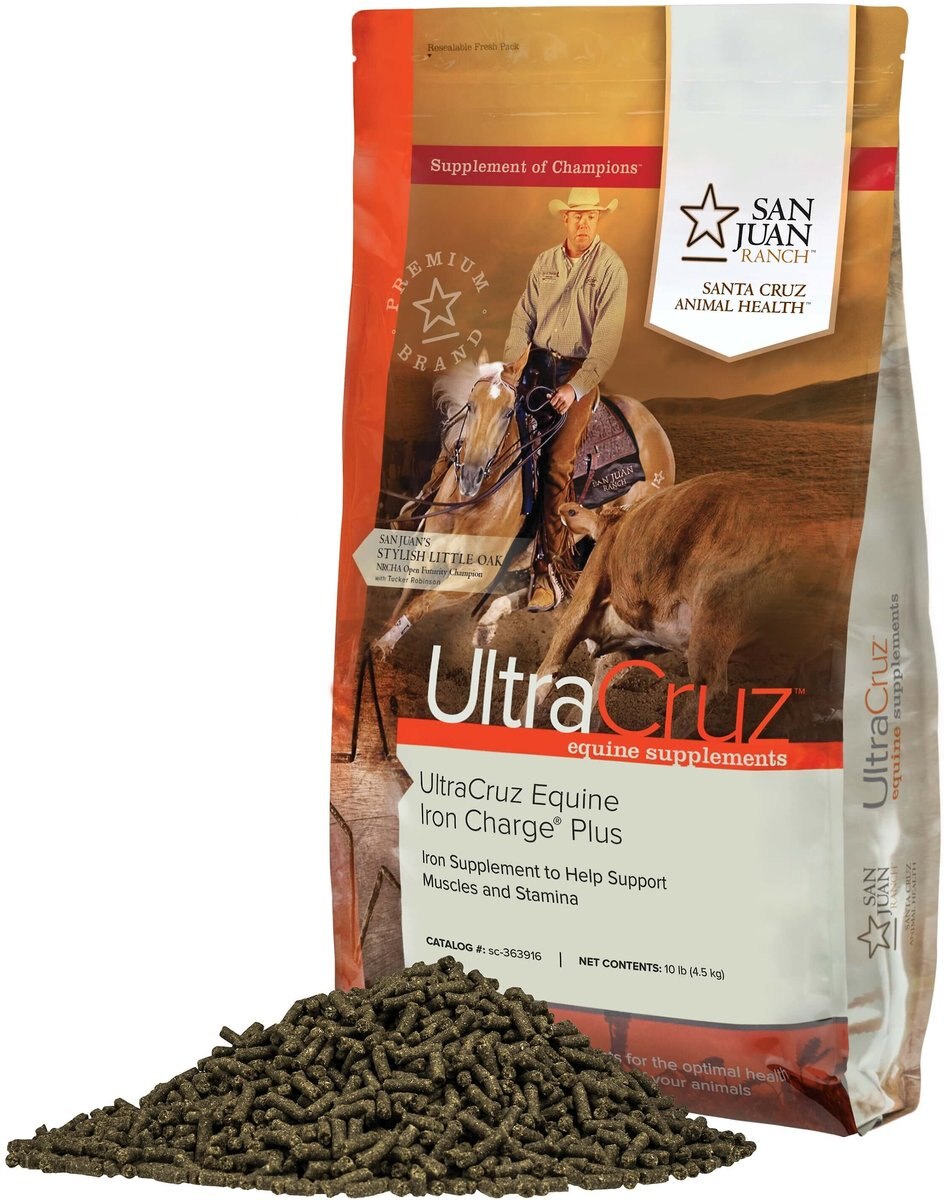 ULTRACRUZ Iron Charge Plus Circulatory Care Pellets Horse Supplement