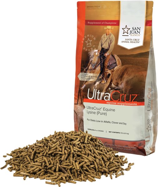 UltraCruz Equine Lysine Muscle, Coat & Hoof Care Pellets Horse Supplement