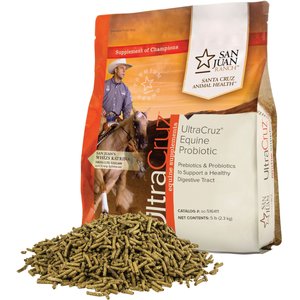 UltraCruz Probiotic Digestive Health Pellets Horse Supplement, 5-lb bag