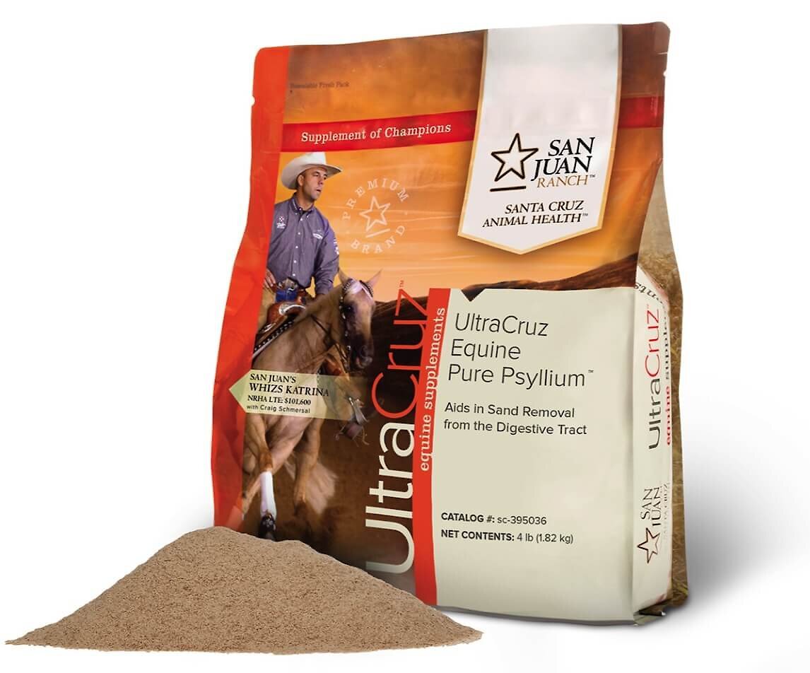 ULTRACRUZ Pure Psyllium Digestive Health Powder Horse Supplement