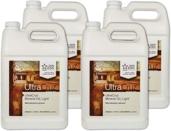 UltraCruz Mineral Oil Light Livestock Supplement, 1-gal, 4 count slide 1 of 2