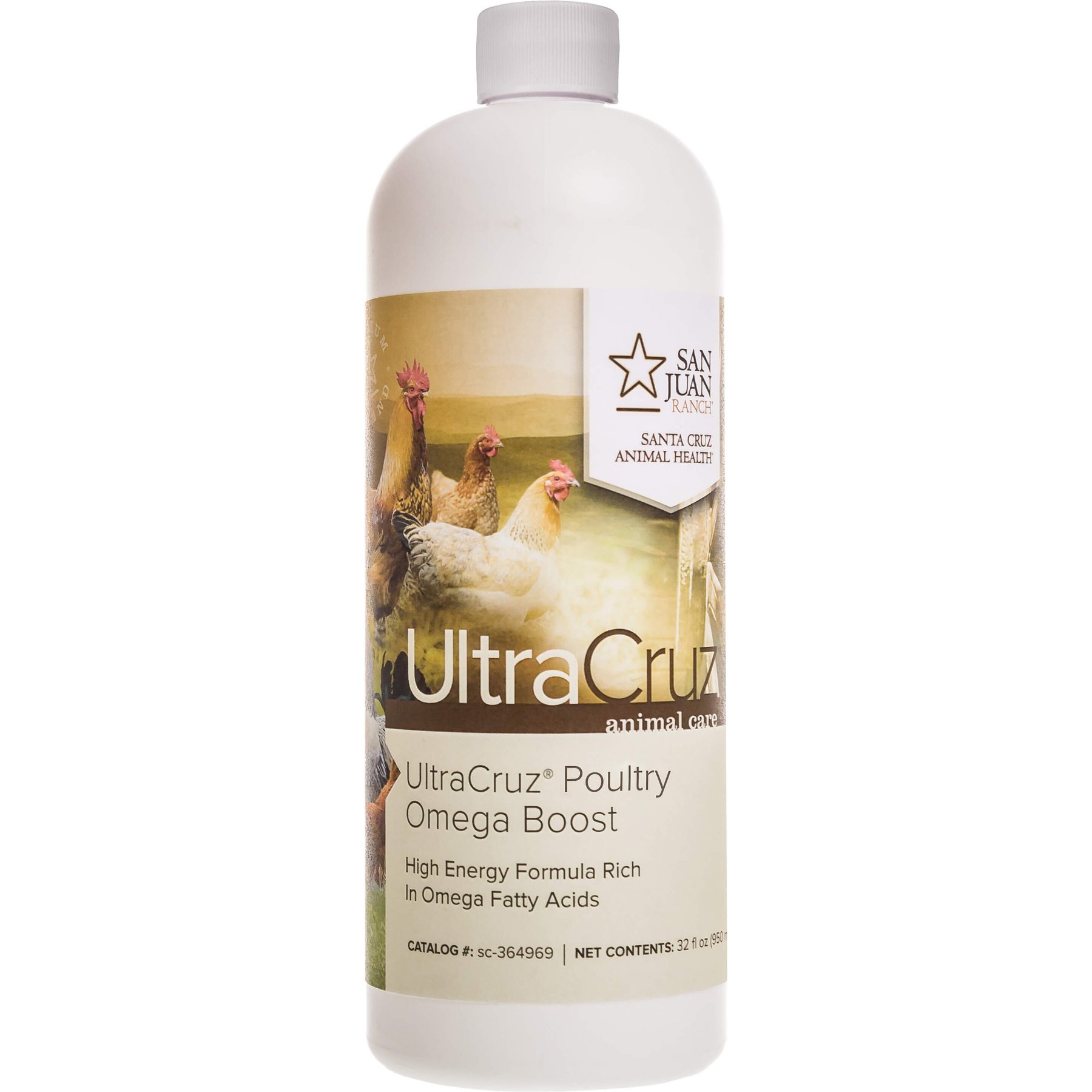 UltraCruz Omega Boost Poultry Supplement, 1-qt bottle