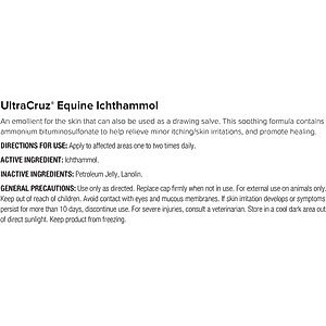UltraCruz Ichthammol Skin Care Horse Ointment, 16-oz bottle