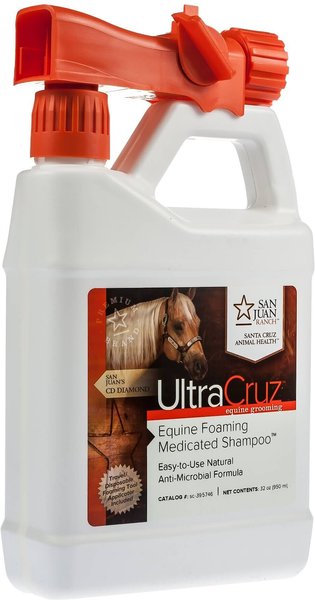 UltraCruz Foaming Medicated Horse Shampoo Spray, 32-oz bottle slide 1 of 1