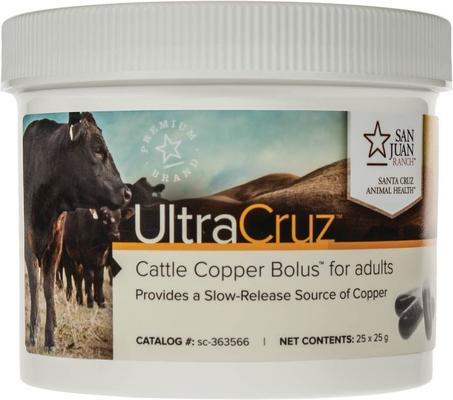 Show full view: UltraCruz Copper Bolus Adult Cattle Supplement, 25 count slide 4 of 4