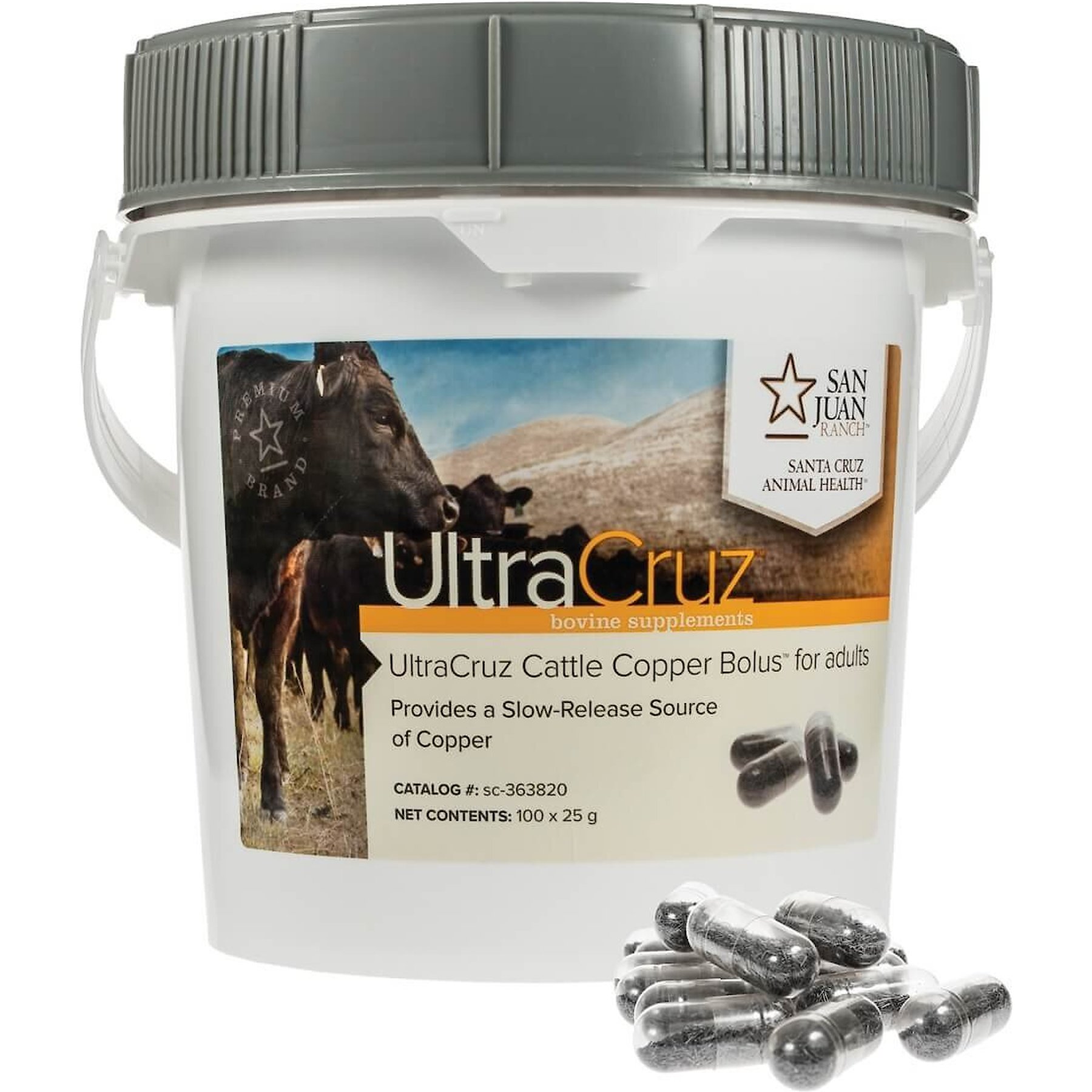 UltraCruz Copper Bolus Adult Cattle Supplement, 100 count