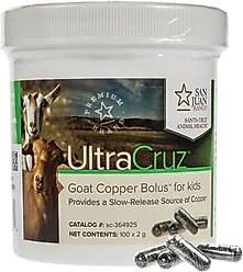 UltraCruz Copper Bolus Kid Goat Supplement, 100 count
