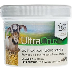 UltraCruz Copper Bolus Kid Goat Supplement, 25 count