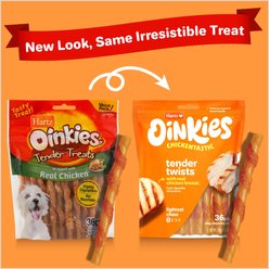 Hartz Oinkies Chickentastic Tender with Chicken Natural Chew Dog Treats, 36 count slide 2 of 9