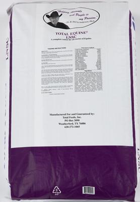 Show full view: Total Feeds Total Equine LNSC Horse Food, 40-lb bag slide 2 of 5