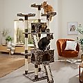 Frisco 72-in Faux Fur Cat Tree & Condo, Cheetah