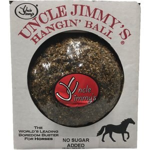 Uncle Jimmy's Apple Flavor Hangin' Ball Horse Treat, 4-lb