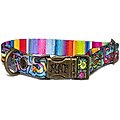 Merry Jane & Thor GangstaMutt Wag Swag Polyester Dog Collar, X-Small: 8.5 to 12-in neck, 5/8-in wide