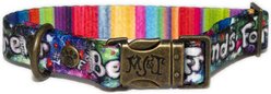 Merry Jane & Thor GangstaMutt Best Friends Forever Polyester Dog Collar, X-Small: 8.5 to 12-in neck, 5/8-in wide