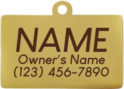 Two Tails Pet Company Hello My Name Is Good Boy Personalized Dog & Cat ID Tag slide 2 of 3