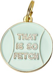 Two Tails Pet Company That's So Fetch Personalized Dog & Cat ID Tag
