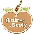 Two Tails Pet Company Cutie with A Booty Personalized Dog & Cat ID Tag