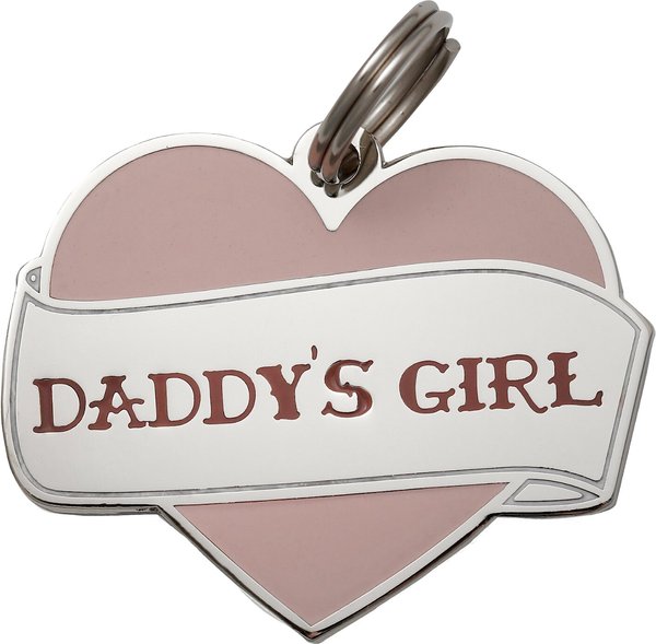 Two Tails Pet Company Daddy's Girl Personalized Dog & Cat ID Tag slide 1 of 3
