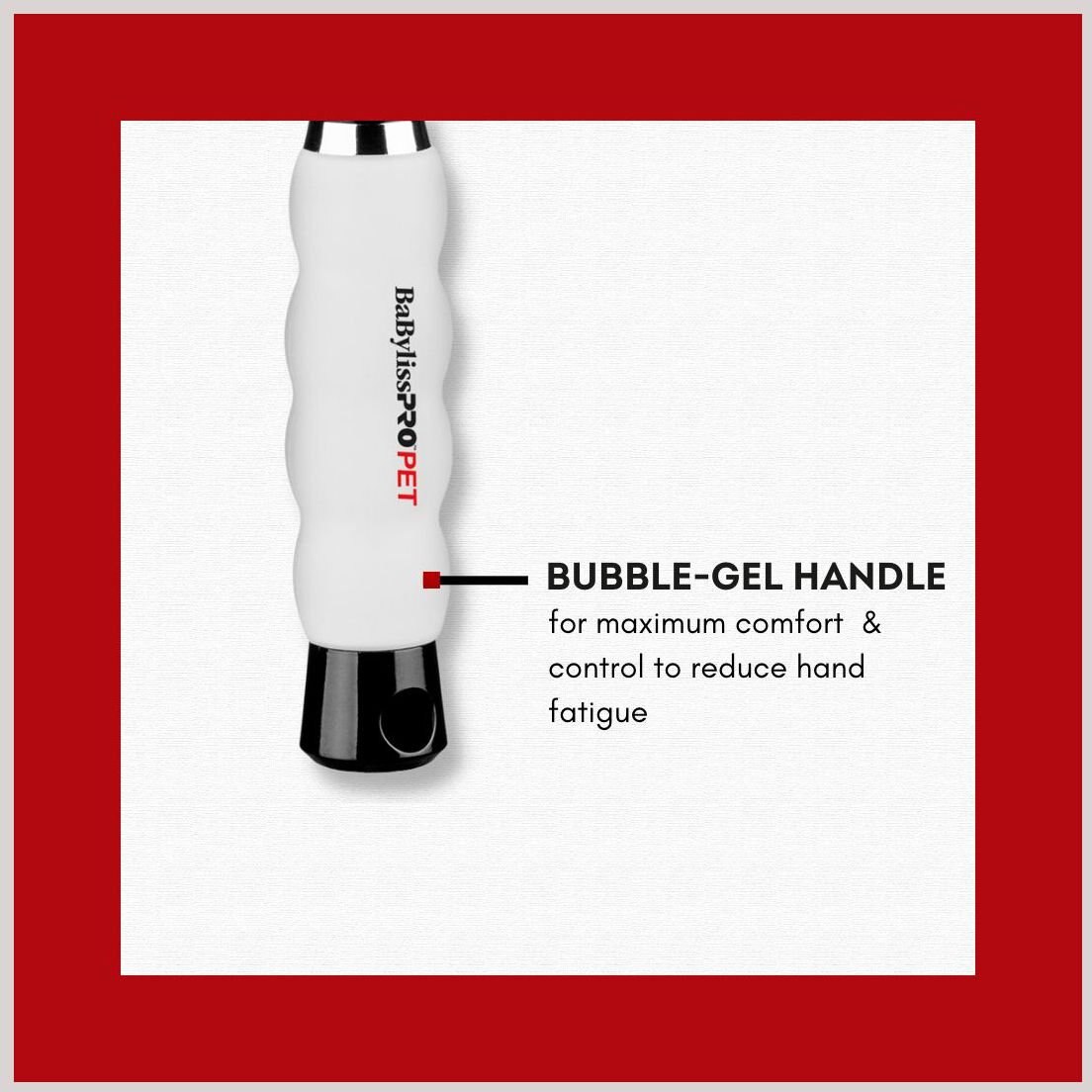 BABYLISS PRO PET Long Pin Slicker Pet Brush, Medium