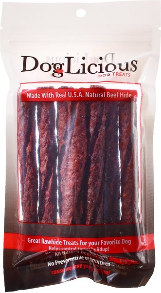 Canine's Choice DogLicious Munchy Basted Rawhide Chew Stick Dog Treats, 8 count slide 1 of 2