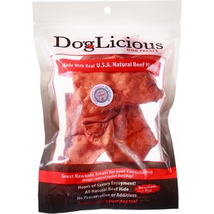 Canine's Choice DogLicious Chicken Flavor Chips Rawhide Dog Treats, 3-oz bag