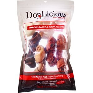 Canine's Choice DogLicious Assorted Flavor Bones Dog Treats, 5 count, 4-5"