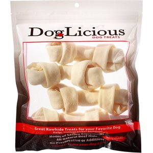 Canine's Choice DogLicious 6" Natural Bones Dog Treats, 4 count