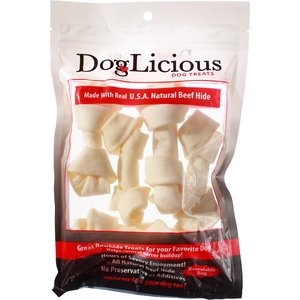 Canine's Choice DogLicious 4" Rawhide Bone Dog Treats, 5 count