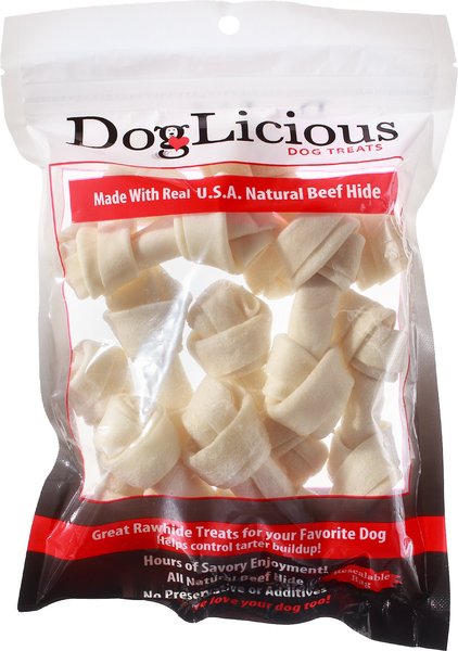 Canine's Choice DogLicious 2" Natural Mini Bones Dog Treats, 12 count slide 1 of 5