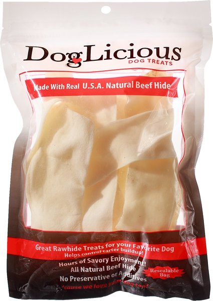 Canine's Choice DogLicious Natural Rawhide Chips Dog Treats, 3-oz bag slide 1 of 2