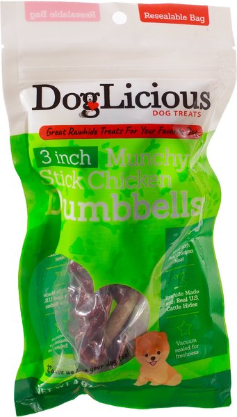 chicken dumbbells for dogs