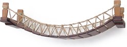CatastrophiCreations Wall Mounted Wooden Cat Bridge, English Chestnut, Medium