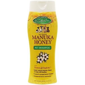 EcoBath Manuka Honey Dog Shampoo, 13.5-oz bottle