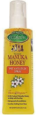 EcoBath Manuka Honey Anti-Itch Dog Spray, 8.4-oz bottle slide 1 of 1