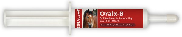 Oralx Oralx-B Circulatory Care Paste Horse Supplement, 1.2-oz syringe slide 1 of 2