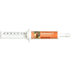 Oralx Rebound 3 Digestive Paste Horse Supplement, 1.2-oz syringe