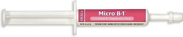 Oralx Micro B-1 Nervous System Support Paste Horse Supplement, 1.2-oz syringe slide 1 of 2