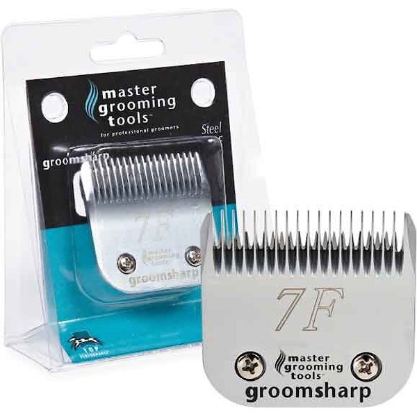 MASTER GROOMING TOOLS GroomSharp Steel Pet Grooming Blade, Size 7F