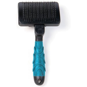Master Grooming Tools Self-Cleaning Slicker Pet Brush, Small