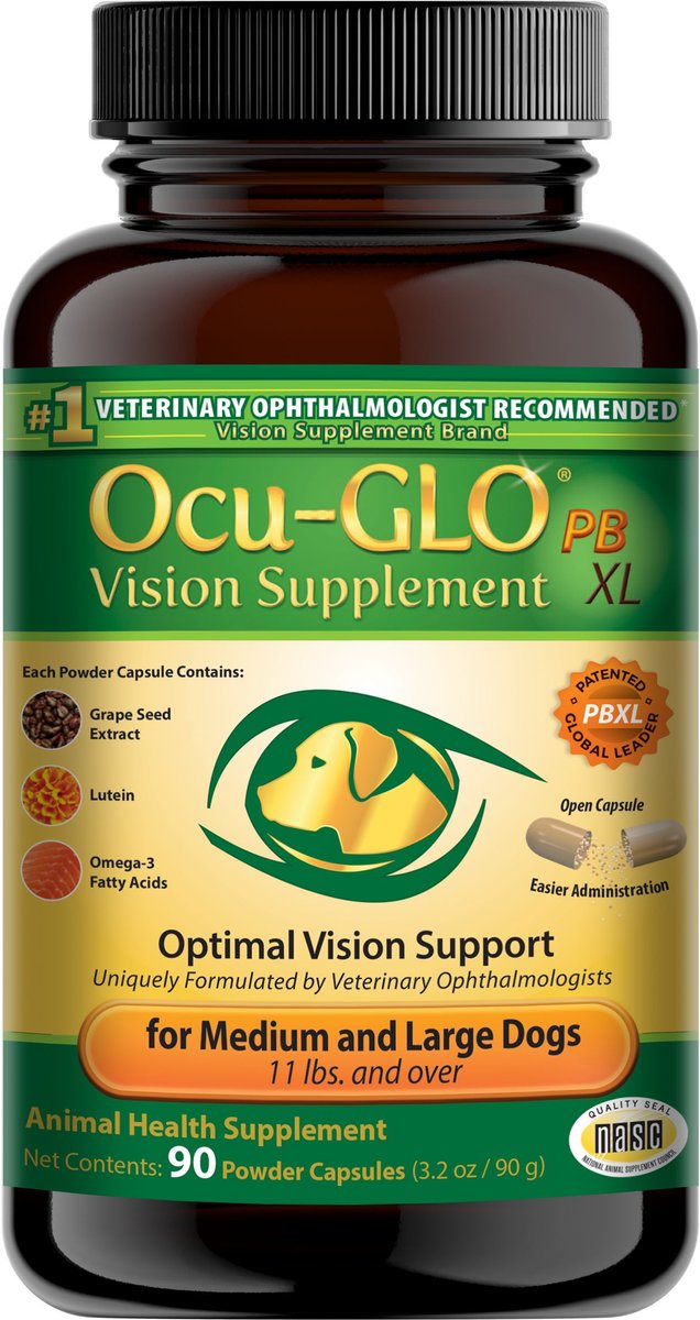 ANIMAL NECESSITY Ocu GLO Powder Blend Vision Medium Large Dog