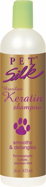 Pet Silk Brazilian Keratin Dog & Cat Shampoo, 16-oz bottle slide 1 of 1