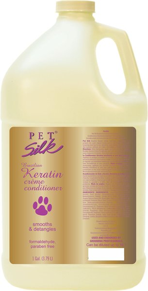 Pet Silk Brazilian Keratin Creme Dog & Cat Conditioner, 1-gal bottle slide 1 of 1