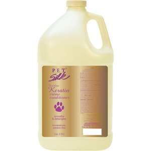 Pet Silk Brazilian Keratin Creme Dog & Cat Conditioner, 1-gal bottle
