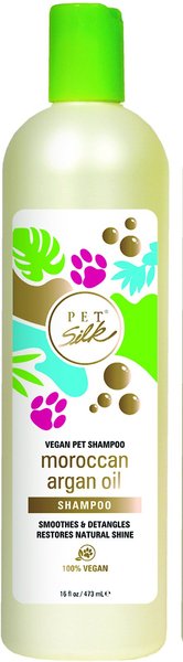 Pet Silk Vegan Moroccan Argan Oil Dog & Cat Shampoo, 16-oz bottle slide 1 of 1