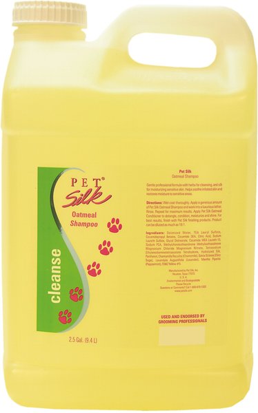 Pet Silk Oatmeal Dog & Cat Shampoo, 2.5-gal bottle slide 1 of 1