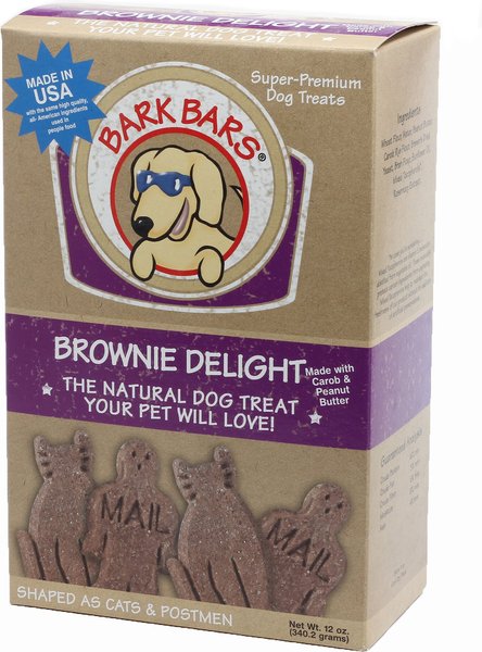 Bark Bars Brownie Delight Dog Treats, 12-oz box slide 1 of 2