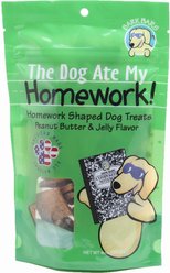 Bark Bars The Dog Ate My Homework Peanut Butter & Jelly Flavor Dog Treats, 4-oz bag