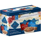 Blue Buffalo Delectables Chicken & Beef Dinner Variety Pack Grain-Free Wet Dog Food Topper, 3-oz pouches, case of 12